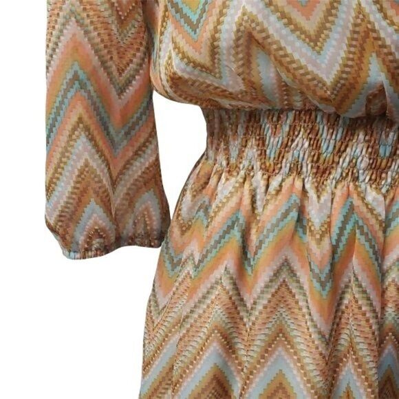 Chevron Dress sz M - Picture 3 of 6